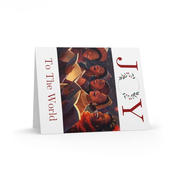 Bulk African American Themed Kwanzaa Holiday Christmas Greeting cards (8, 16, and 24 pcs) with Free Shipping - Image 14