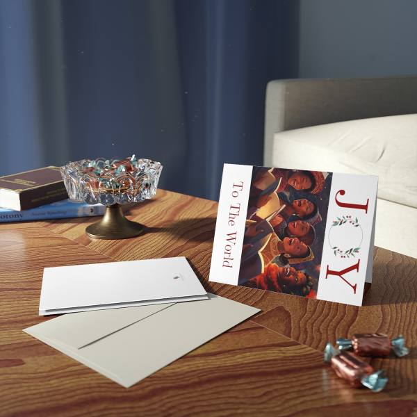 Bulk African American Themed Kwanzaa Holiday Christmas Greeting cards (8, 16, and 24 pcs) with Free Shipping - Image 27
