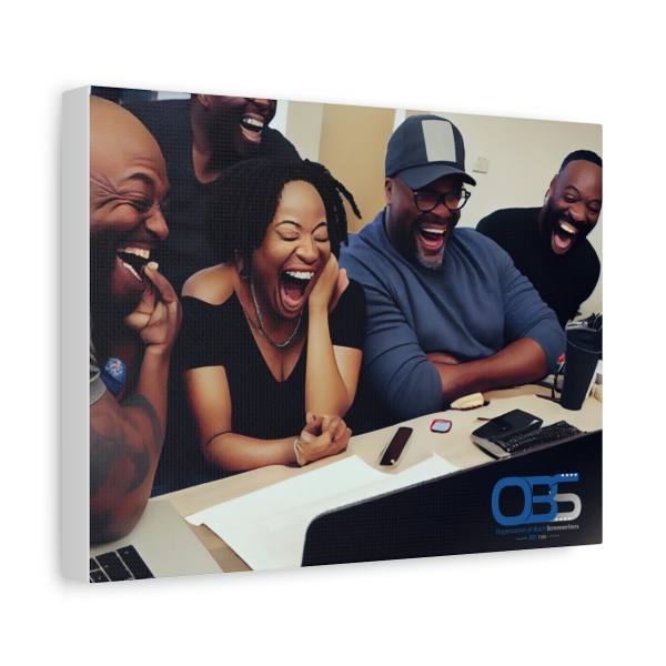 Comedy in The Writers Room Matte Canvas, Stretched, 1.25" - Image 2
